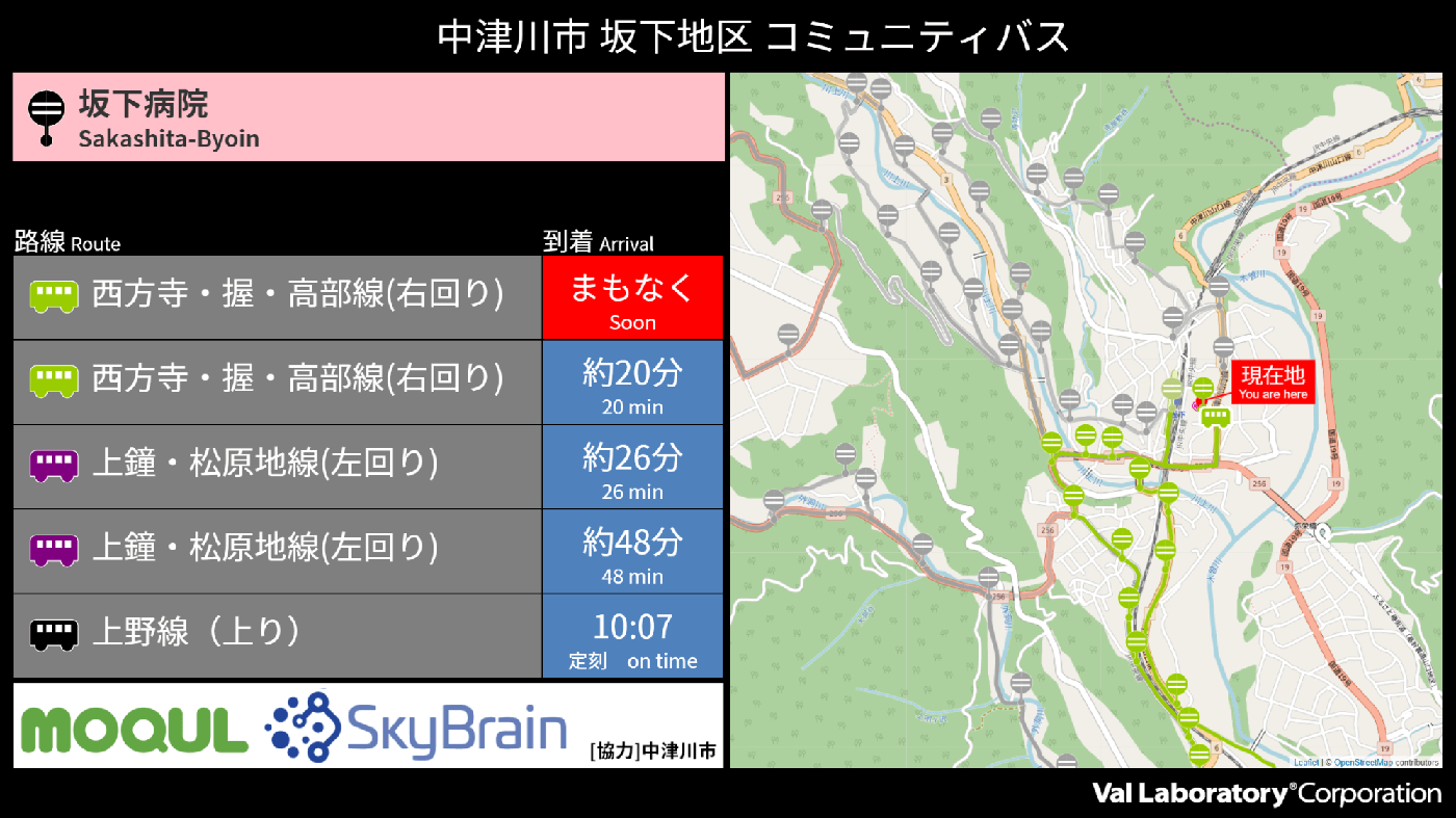 サイネージ画面イメージ