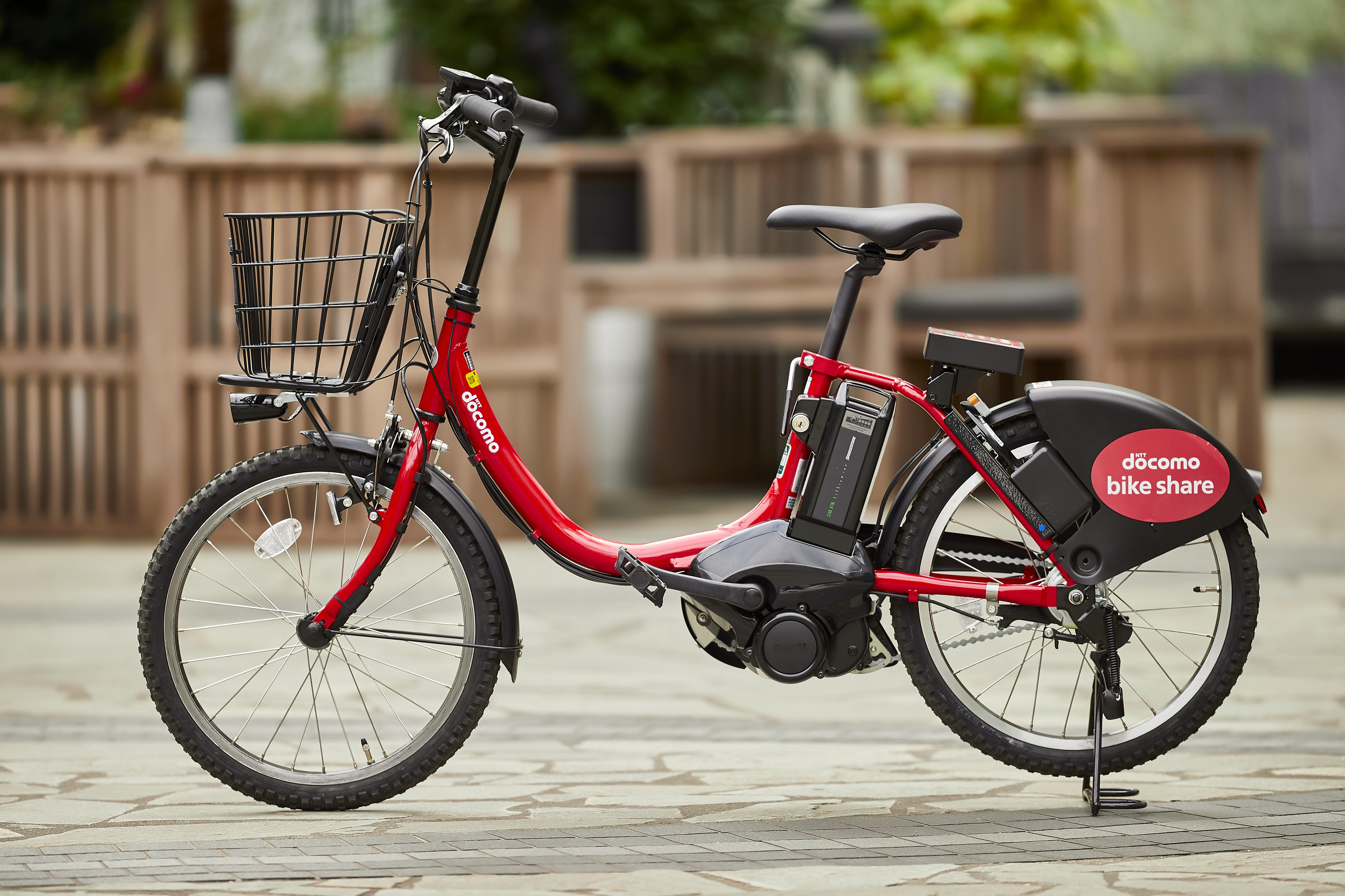 ドコモ・バイクシェアの自転車シェアリングのイメージ